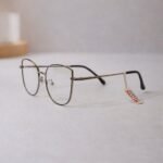 Classic Black Metal Glasses Frame - Roos Eyewear - Image 3