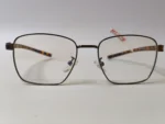 Unisex Brown Metal Optical Frame - Roos Eyewear - Image 2