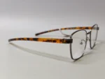 Unisex Brown Metal Optical Frame - Roos Eyewear - Image 4