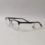 Square Half-Rim Eyeglasses – Roos Eyewear - Image 4