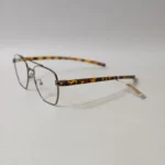 Stylish Square Metal Eyeglass Frame  - Roos Eyewear - Image 3