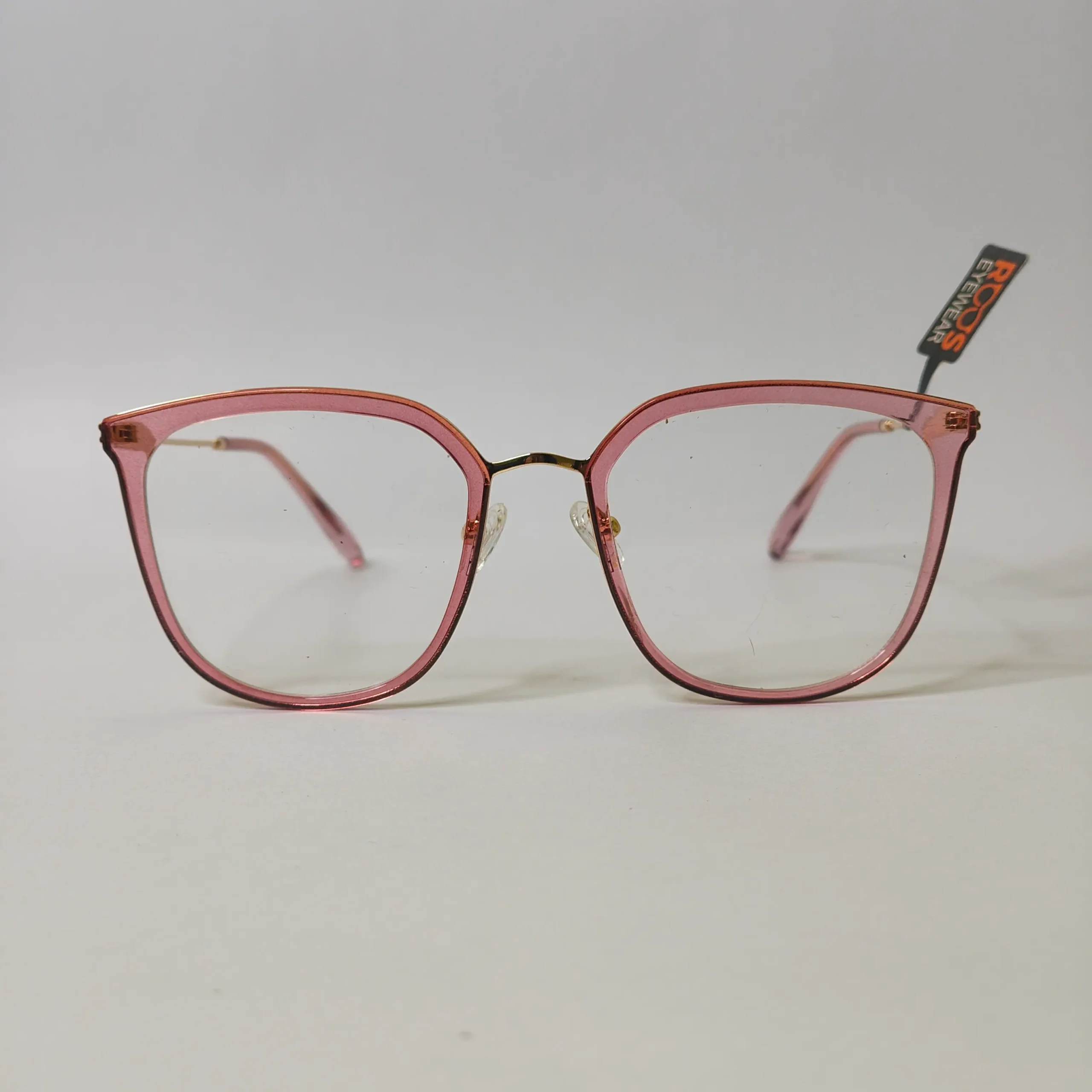 IMG_20251227_172726439 Blush Pink Square Frame Glasses – Roos Eyewear - Image 1