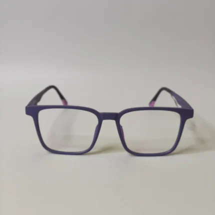 Trendy Purple Eyewear Frame with Soft Grip Temples - Roos Eyewear