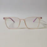 Blush Pink Square Eyeglasses – Roos Eyewear - Image 2