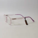 Soft Pink Transparent Eyeglasses - Roos Eyewear - Image 3