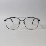 Black Metal Square Eyeglasses – Roos Eyewear