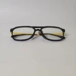 Retro Square Eyeglasses Matte Black - Roos Eyewear - Image 2