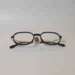 Classic Black Square Eyeglasses – Roos Eyewear - Image 2