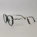 Classic Black Square Eyeglasses – Roos Eyewear - Image 4