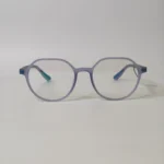 Modern Matte Grey Round Eyeglasses – Roos Eyewear