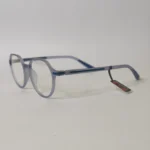 Modern Matte Grey Round Eyeglasses – Roos Eyewear - Image 4