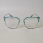 Aqua Transparent Eyeglasses - Roos Eyewear - Image 3