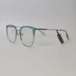 Aqua Transparent Eyeglasses - Roos Eyewear - Image 4