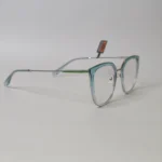 Aqua Transparent Eyeglasses - Roos Eyewear - Image 5