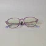 Transparent Lilac Square Eyeglass Frame - Roos Eyewear - Image 5