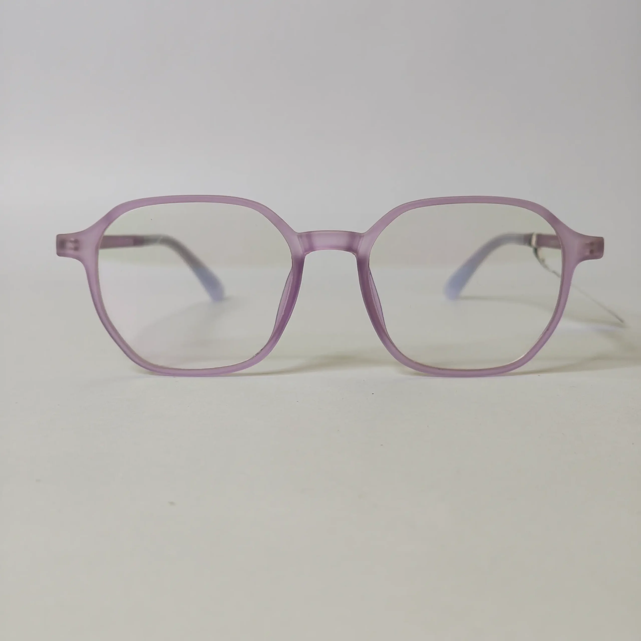 IMG_20251229_173452487 Transparent Lilac Square Eyeglass Frame - Roos Eyewear - Image 1