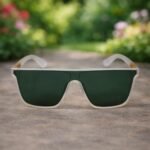 Modern White Wraparound Sunglasses – Roos Eyewear - Image 2