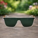 Modern White Wraparound Sunglasses – Roos Eyewear - Image 4