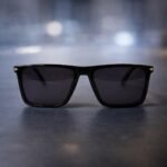 Classic Black Rectangular Sunglasses – Roos Eyewear - Image 5
