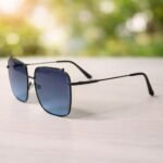 Oversized Square Blue Gradient Sunglasses – Roos Eyewear - Image 3