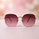 Oversized Pink Gradient Square Sunglasses – Roos Eyewear - Image 2