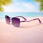 Purple Gradient Square Sunglasses – Roos Eyewear - Image 4