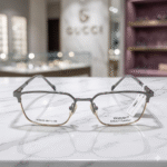 Square Clear Frame Eyeglasses – Roos Eyewear - Image 2