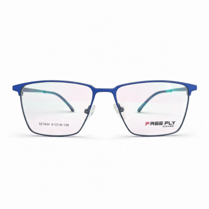 Square Blue  Frame Eyeglasses – Roos Eyewear