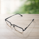 Square Clear Frame Eyeglasses – Roos Eyewear - Image 2