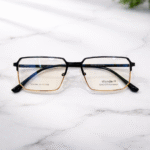 Square Clear Frame Eyeglasses – Roos Eyewear - Image 3