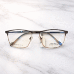 Square Black Frame Eyeglasses – Roos Eyewear - Image 4